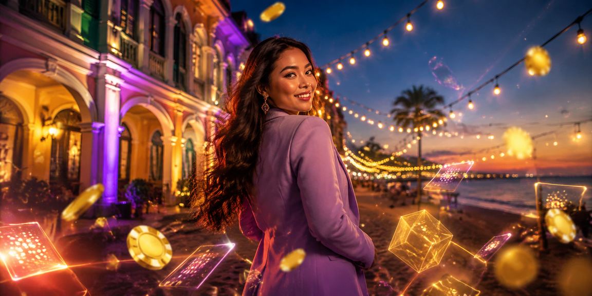 Meja Baccarat dalam kasino maya rm1k di Penang